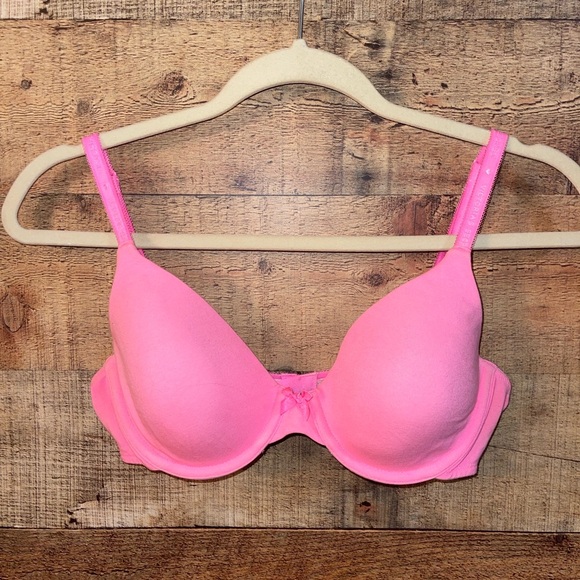 🩷 Victoria's Secret lined perfect coverage vintage pink bra - Picture 1 of 7